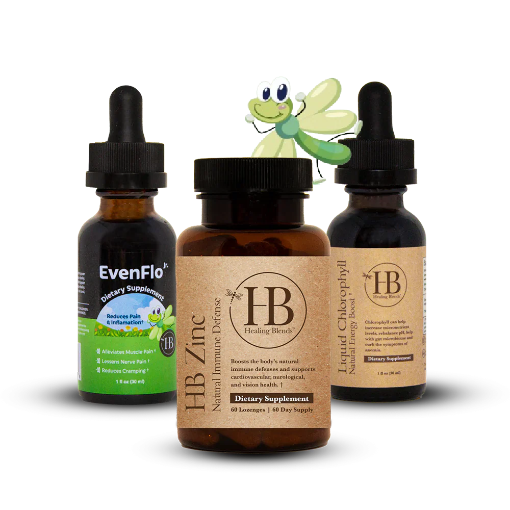 EvenFlo Starter Kit, Junior: Kid-Safe Natural Products for Sickle Cell – Healing Blends