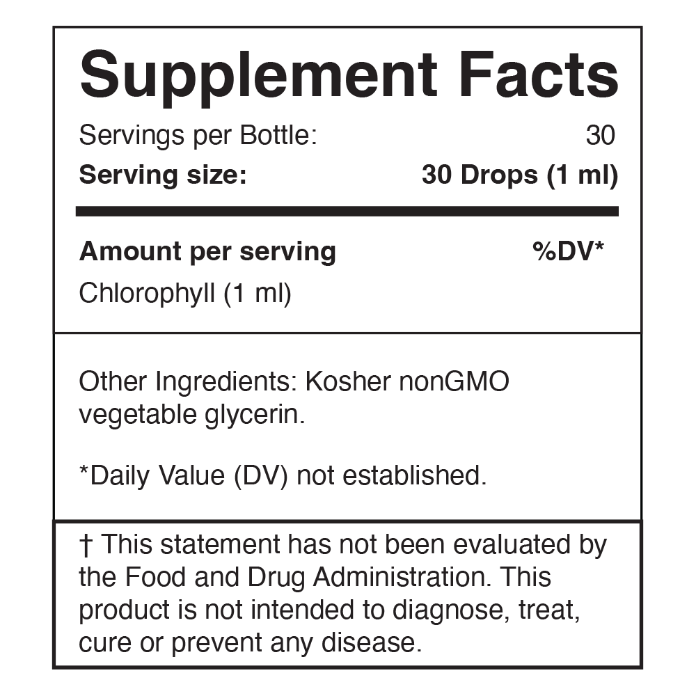 Liquid Chlorophyll